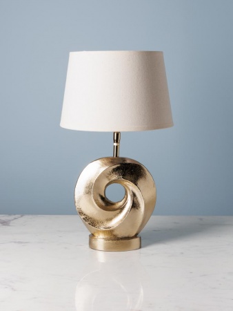 Lampe a poser dorée Orbite