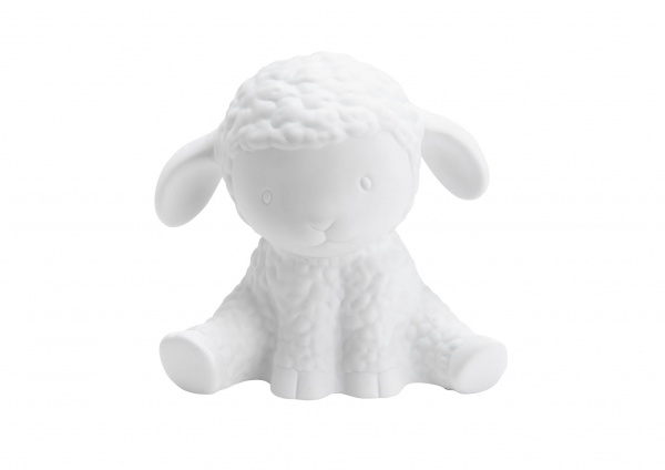 LAMPE MOUTON PORCELAINE