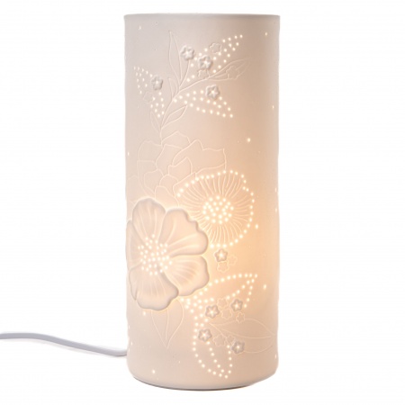 LAMPE TUBE FLEURS Grand Modèle