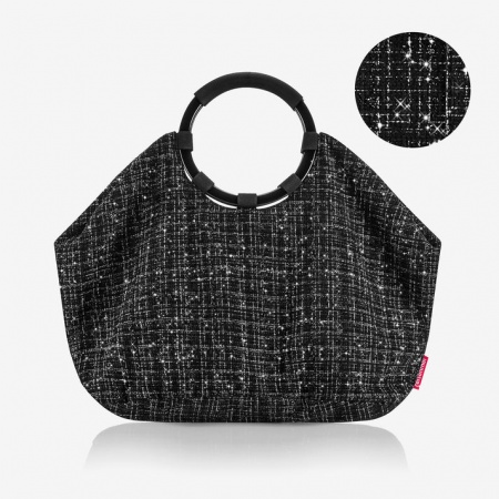 Loopbag hobo Boucl&eacute; black