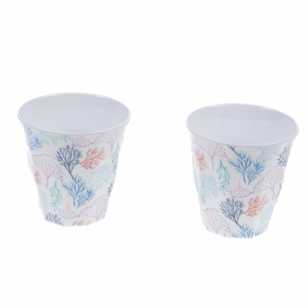 LOT 2 GOBELETS MELAMINE ISAO