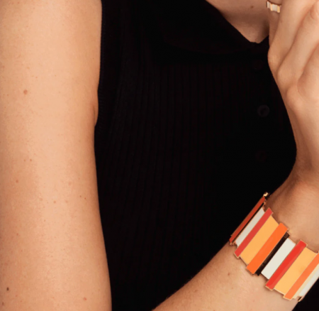 Manchette INES MULTICO Orange Tonic