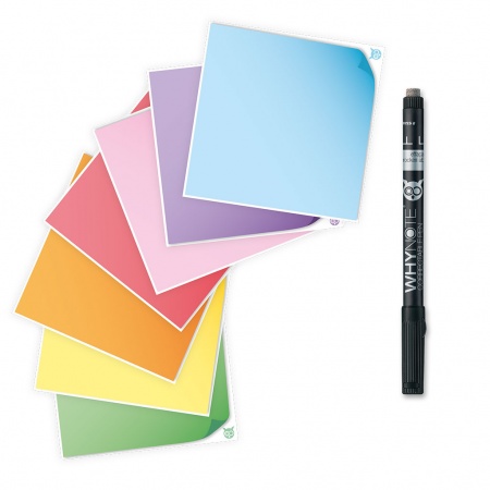 Memo post :  carr&eacute; de note pense-b&ecirc;te r&eacute;utilisable