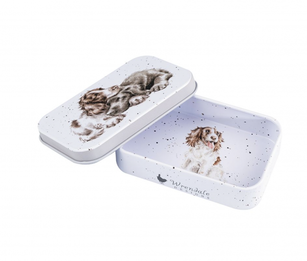 Mini Boite en m�tal  - Chien - Grandissons ensemble