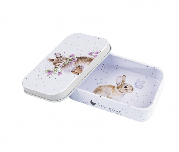 Mini boite en m�tal - Lapin