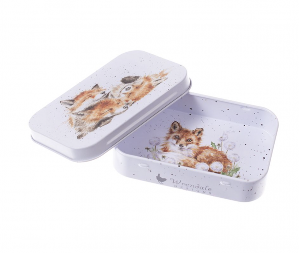 Mini Boite en m�tal - Renard - La Sieste de l�Apr s-midi