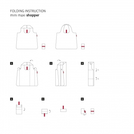 mini maxi shopper paisley black