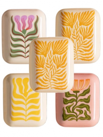 mini plateau fleurs girly