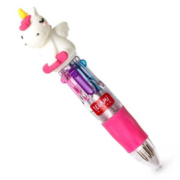 MINI STYLO � BILLE 4 COULEURS - MINI MAGIC RAINBOW - UNICORN