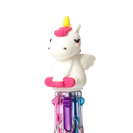 MINI STYLO À BILLE 4 COULEURS - MINI MAGIC RAINBOW - UNICORN
