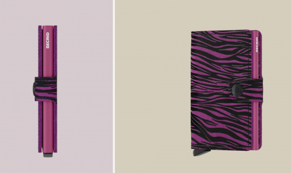 Miniwallet zebra Fuchsia