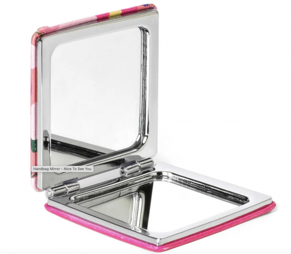 MIROIR DE POCHE - NICE TO SEE YOU - FLOWERS
