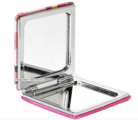 MIROIR DE POCHE - NICE TO SEE YOU - FLOWERS