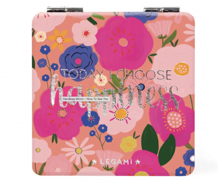 MIROIR DE POCHE - NICE TO SEE YOU - FLOWERS