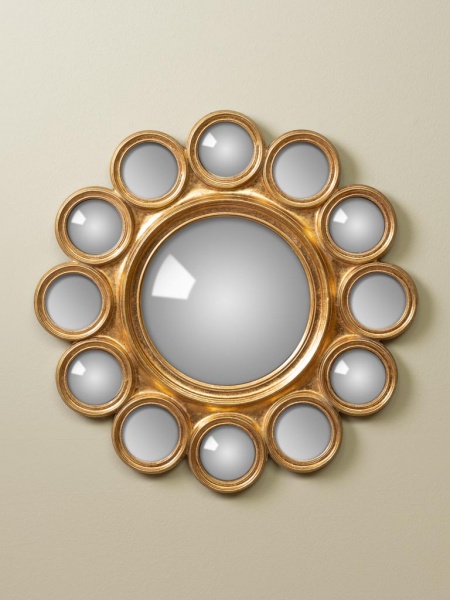 Miroir mural convexe 12 mini miroirs