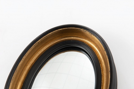 MIROIR SORCIERE NOIR OVALE