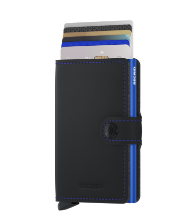 MM-Black & Blue\nMiniwallet Matte Black & Blue