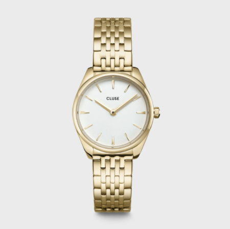 Montre FEROCE MINI Acier Blanc/Gold