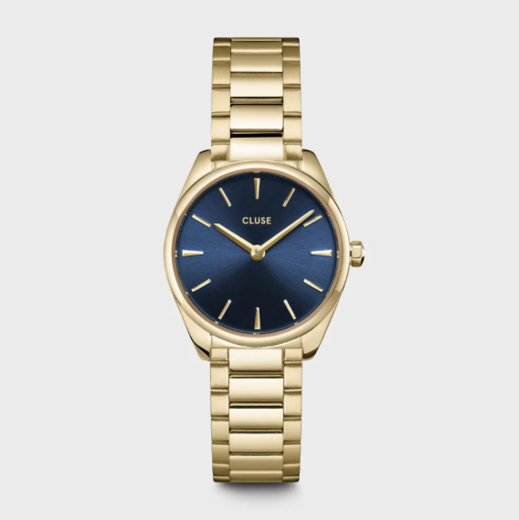 Montre FEROCE MINI Acier Marine/Gold