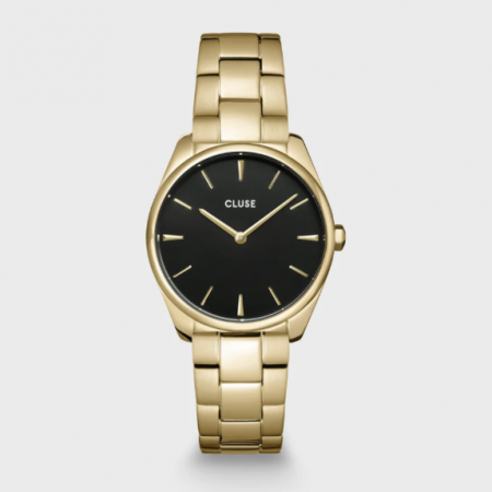 Montre FEROCE PETITE Acier Noir/Gold