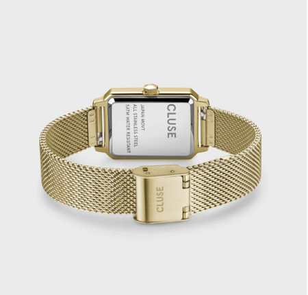 Montre FLUETTE MESH Acier Blanc/Gold