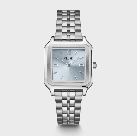 Montre GRACIEUSE Acier Bleu argent�