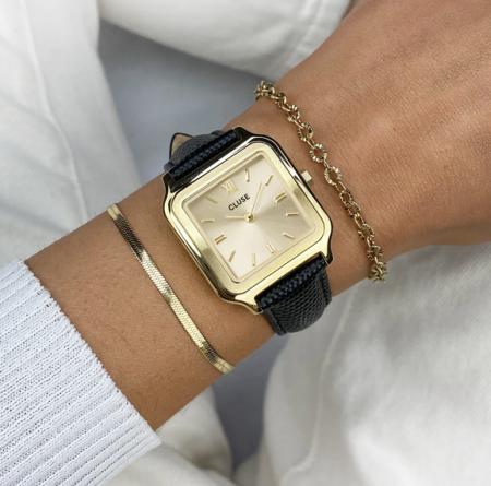 Montre GRACIEUSE Cuir Gold