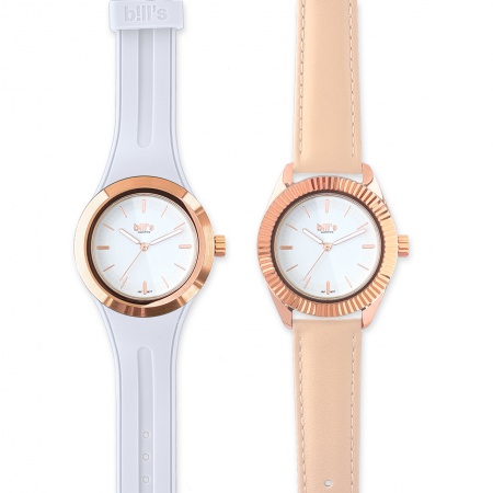 Montre Pack Twist 37   White / nude