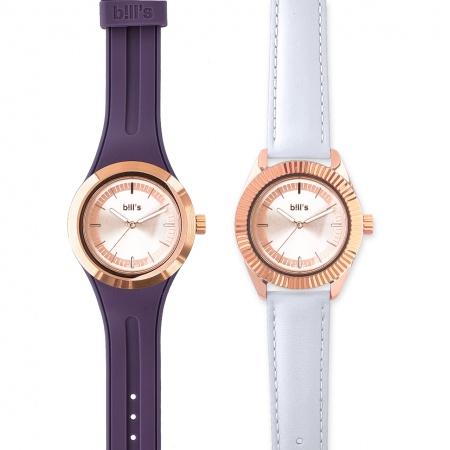 Montre Pack Twist 37  plum / White