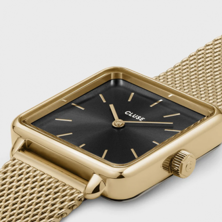 Montre TETRAGONE MESH Noir/Gold