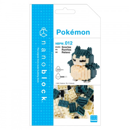 NANOBLOCK Pokemon Snorlax Ronflex Relaxo