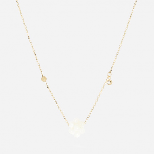 NECKLACE Bacca GOLD STEEL 38+5cm