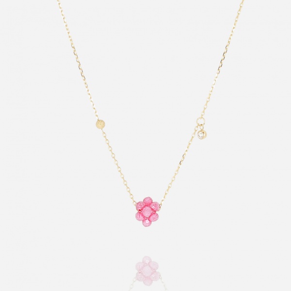 NECKLACE Bacca GOLD STEEL 38+5cm