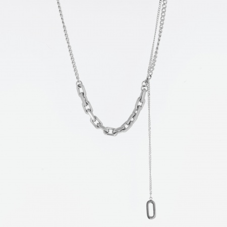 NECKLACE Danae STEEL 42+5cm