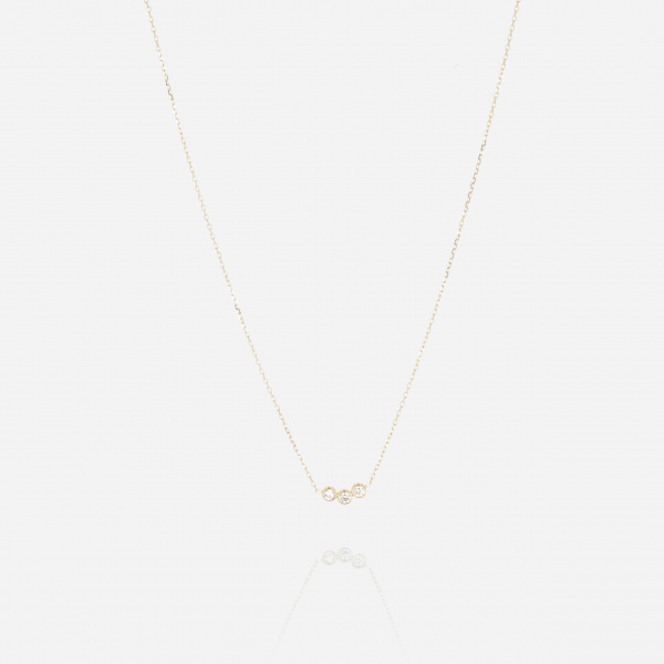 NECKLACE Donato GOLD STEEL 38+5cm