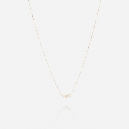 NECKLACE Donato GOLD STEEL 38+5cm