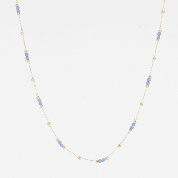 NECKLACE Hostus GOLD STEEL 38+5cm