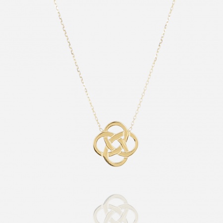 NECKLACE Infini GOLD STEEL 38+5cm