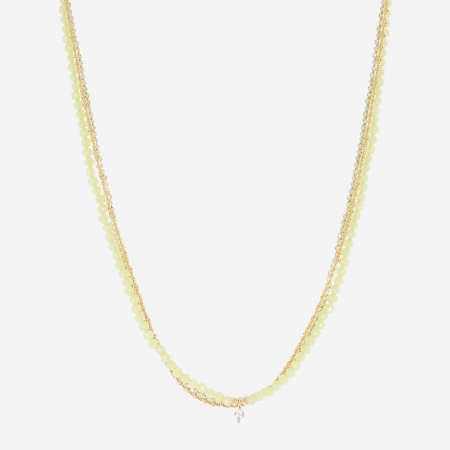 NECKLACE MULTI GOLD STEEL