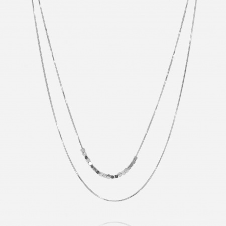 NECKLACE Orfeo STEEL 38+42+5cm