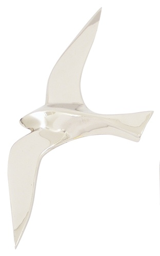 Oiseau mura Argent� MM Envergure - 20 cm