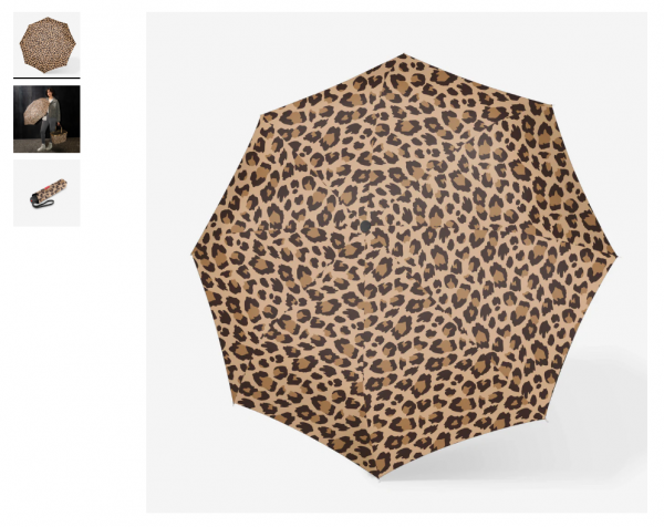 Parapluie umbrella pocket classic Leo macchiato