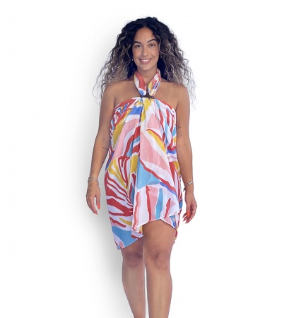 Pareo et boucle en Noix de coco- Modèle CLEO