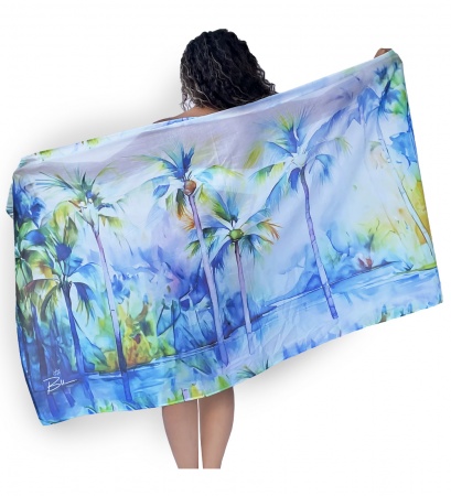 Pareo et boucle en Noix de coco- Modèle WISP