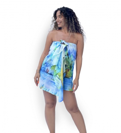 Pareo et boucle en Noix de coco- Modèle WISP