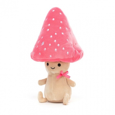 Peluche Fun Guy Pattie Champignon rose