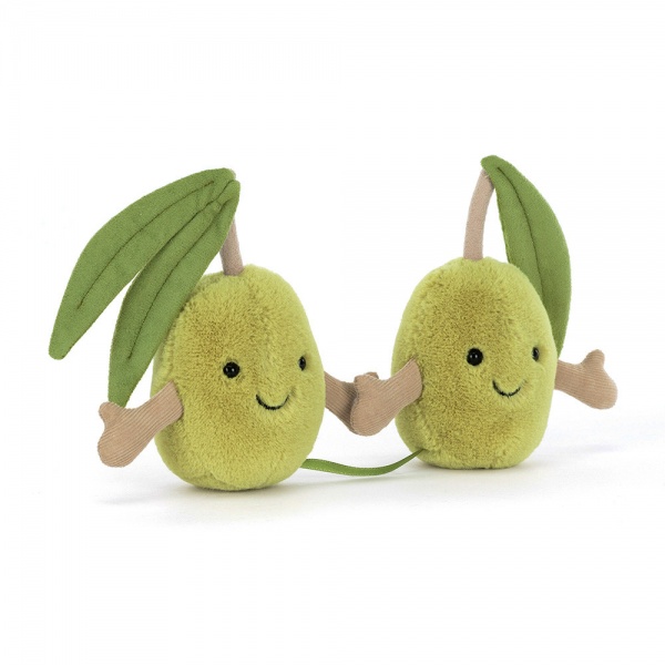 Peluche Nourriture - L�gume - Olives - Amuseables Pair of Olives