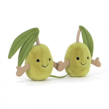 Peluche Nourriture - L&eacute;gume - Olives - Amuseables Pair of Olives