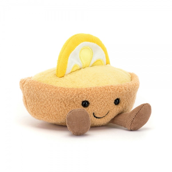 Peluche Nourriture - Patisserie - Tartye au citron - Amuseables Collette Tarte Au Citron