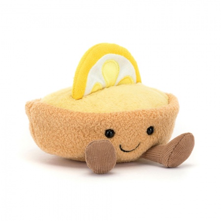 Peluche Nourriture - Patisserie - Tartye au citron - Amuseables Collette Tarte Au Citron
